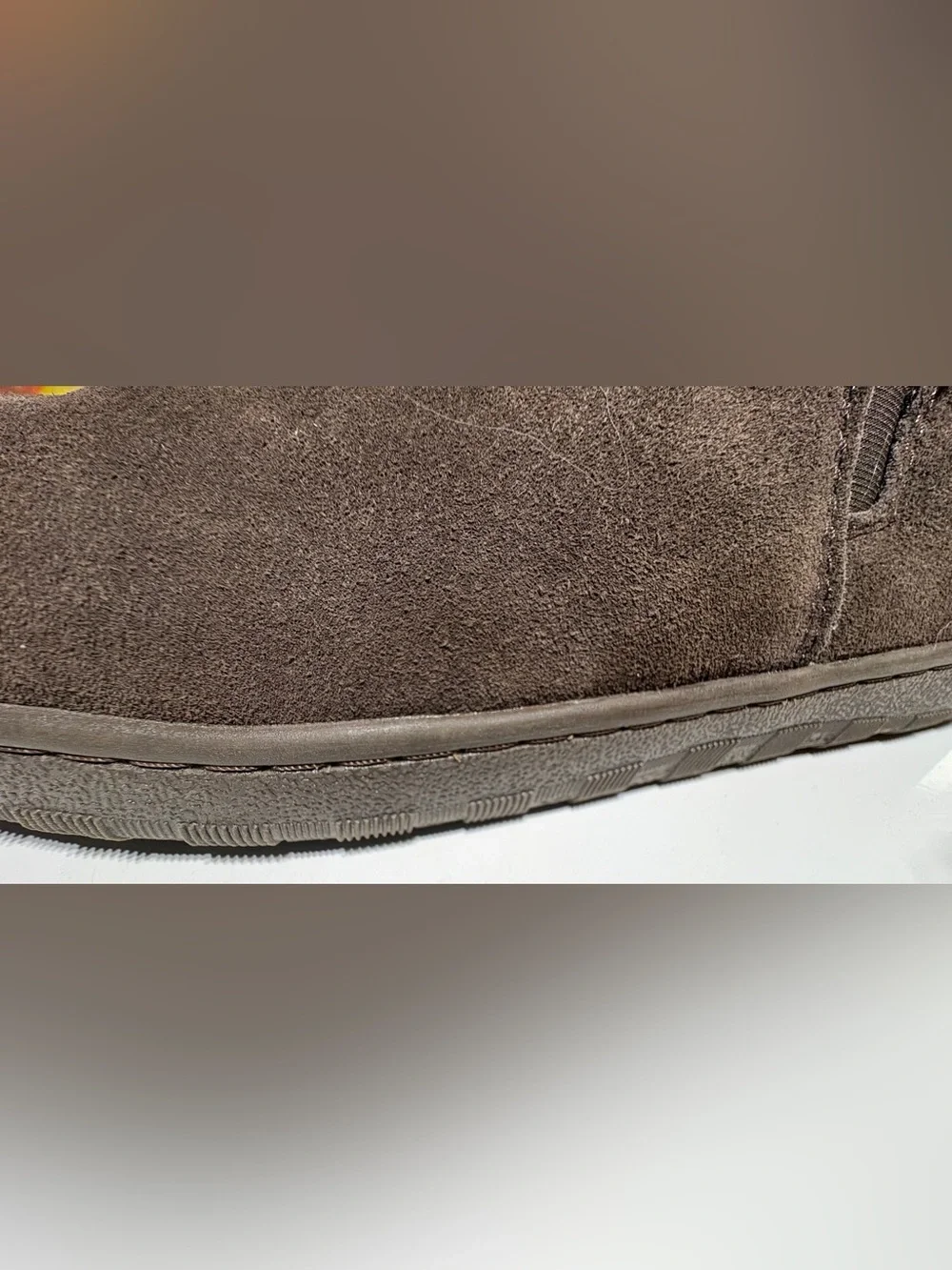 MUK LUKS Men's Matt Printed Berber Suede Clog Slip-Ons Size 9